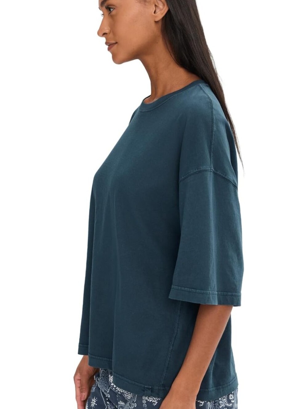 Free People Women's Perfect Oversized Tee - Picture 4 of 5